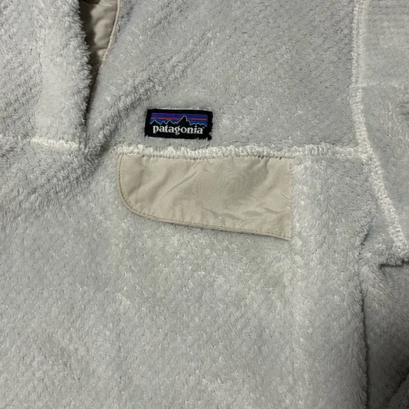 Patagonia youth fleece polartec Sweater pullover size 10 child snap up coat - Picture 4 of 8